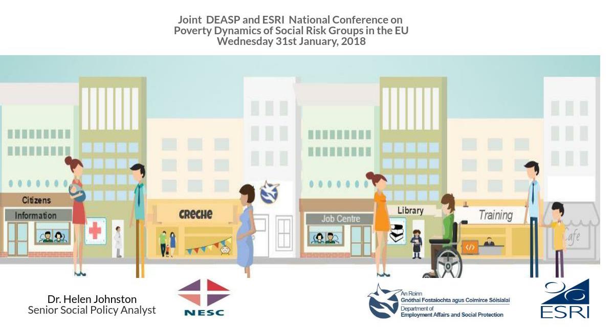 NESC Dr. Helen Johnston, gives a response at the joint Department of Employment Affairs and Social Protection and ESRI conference today NESC Dr. Helen Johnston, gives a response at the joint Department of Employment Affairs and Social Protection and ESRI conference today